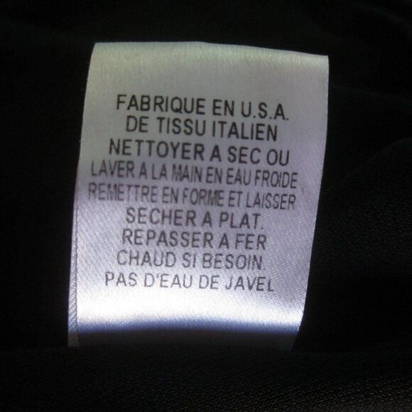 Diane Von Furstenberg Black Fitted Twist Front Dress Marked Size 6  32” Bust - Picture 12 of 12